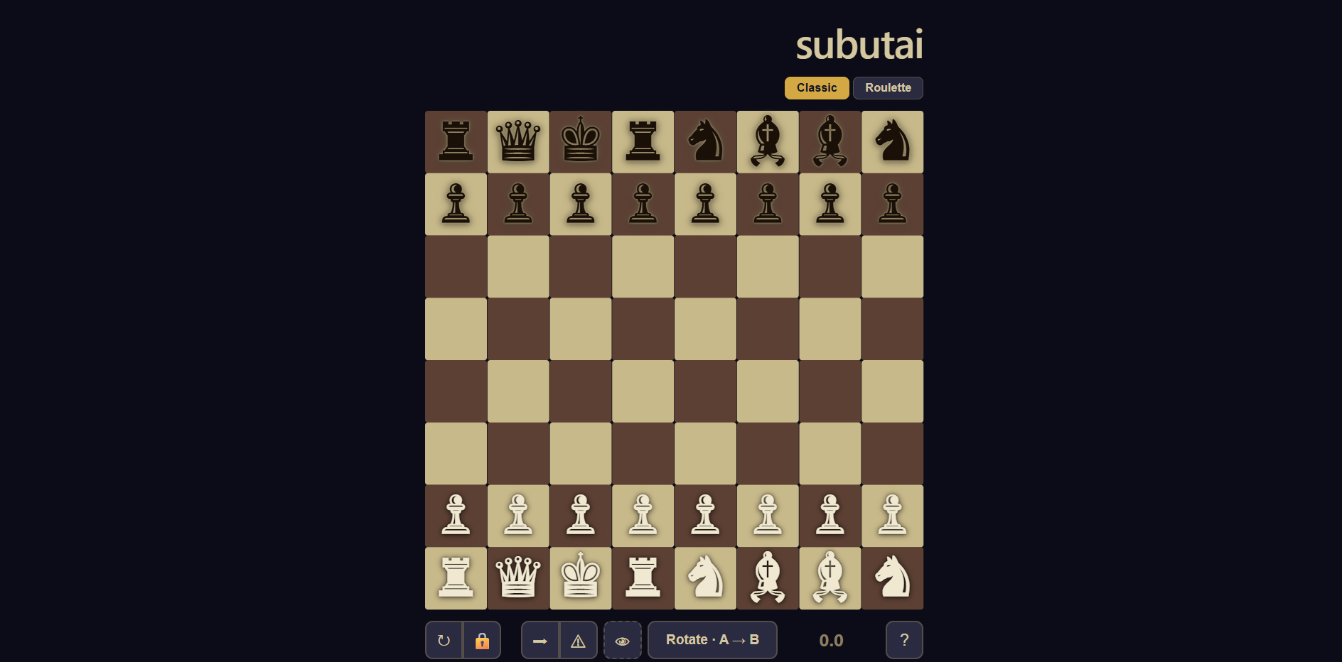 Subutai — Kinetic Chess screenshot